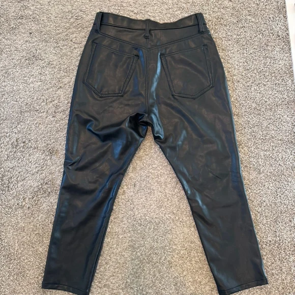Abercrombie & Fitch High Rise Faux Leather Pants - Picture 5 of 5